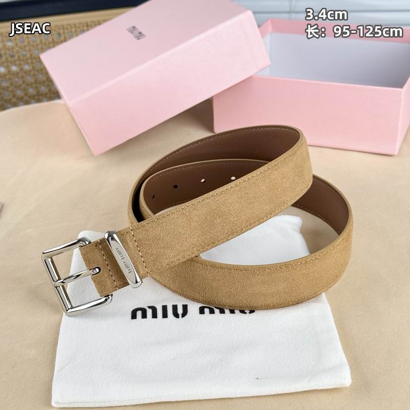 MIumiu belt 34mmX95-125cm 8L (30)