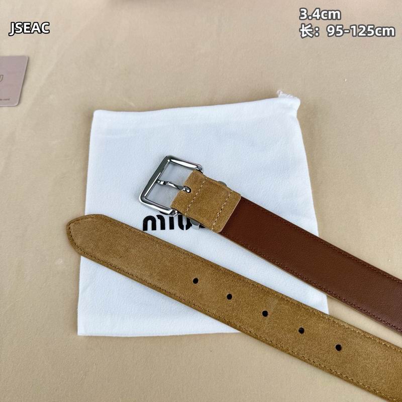 MIumiu belt 34mmX95-125cm 8L (31)