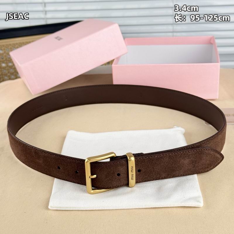 MIumiu belt 34mmX95-125cm 8L (32)