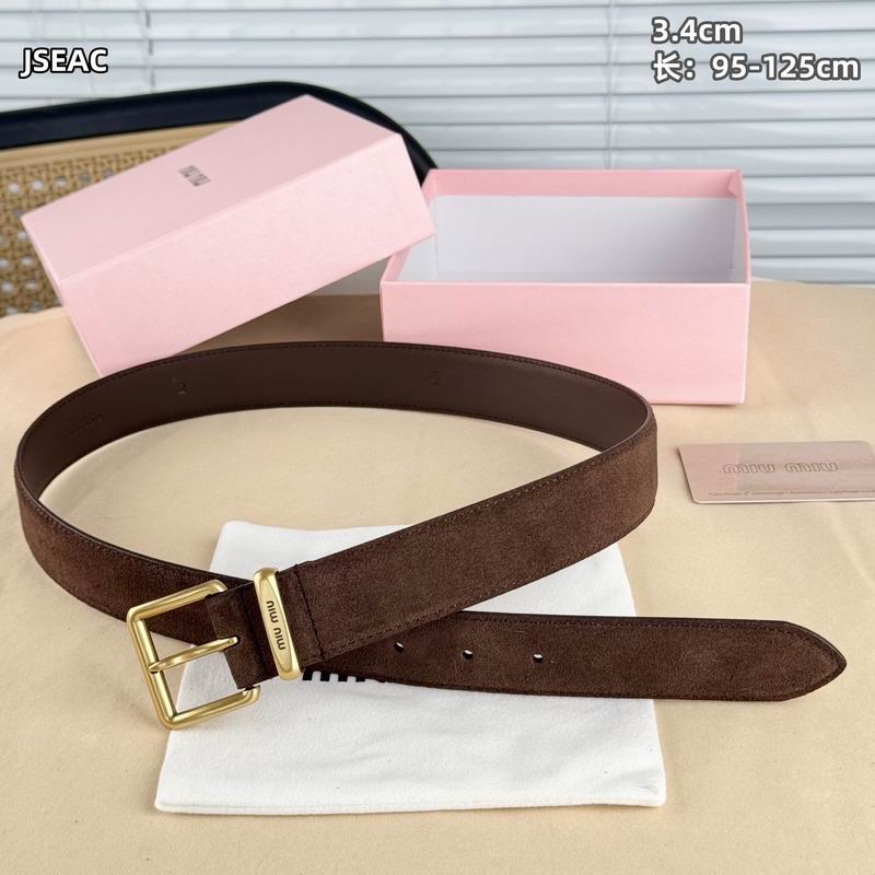 MIumiu belt 34mmX95-125cm 8L (33)