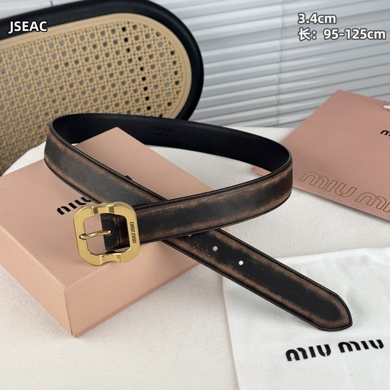 MIumiu belt 34mmX95-125cm 8L (37)