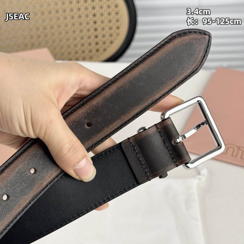 MIumiu belt 34mmX95-125cm 8L (47)
