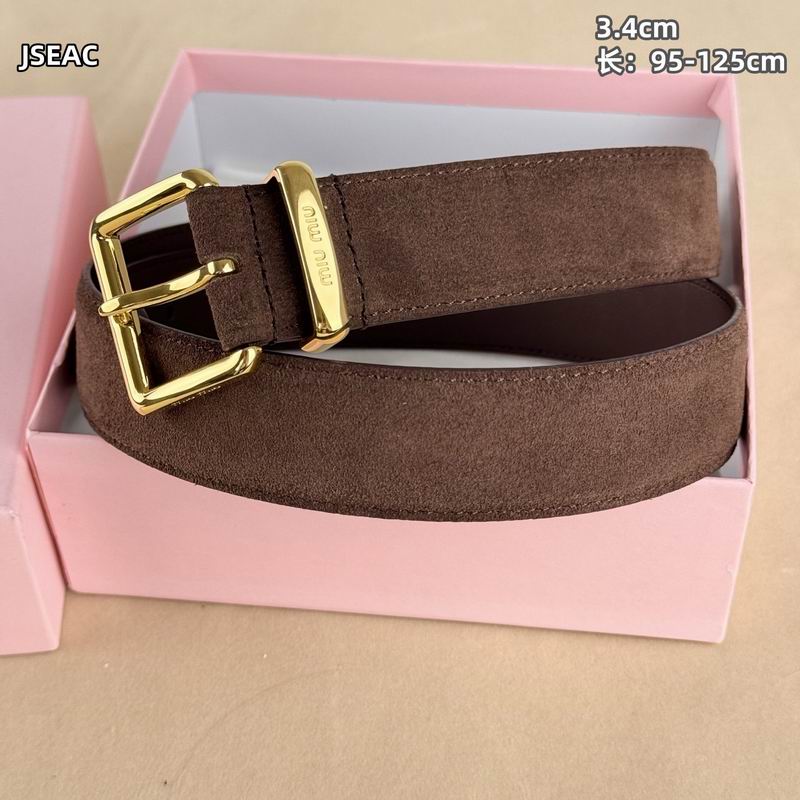 MIumiu belt 34mmX95-125cm 8L (8)