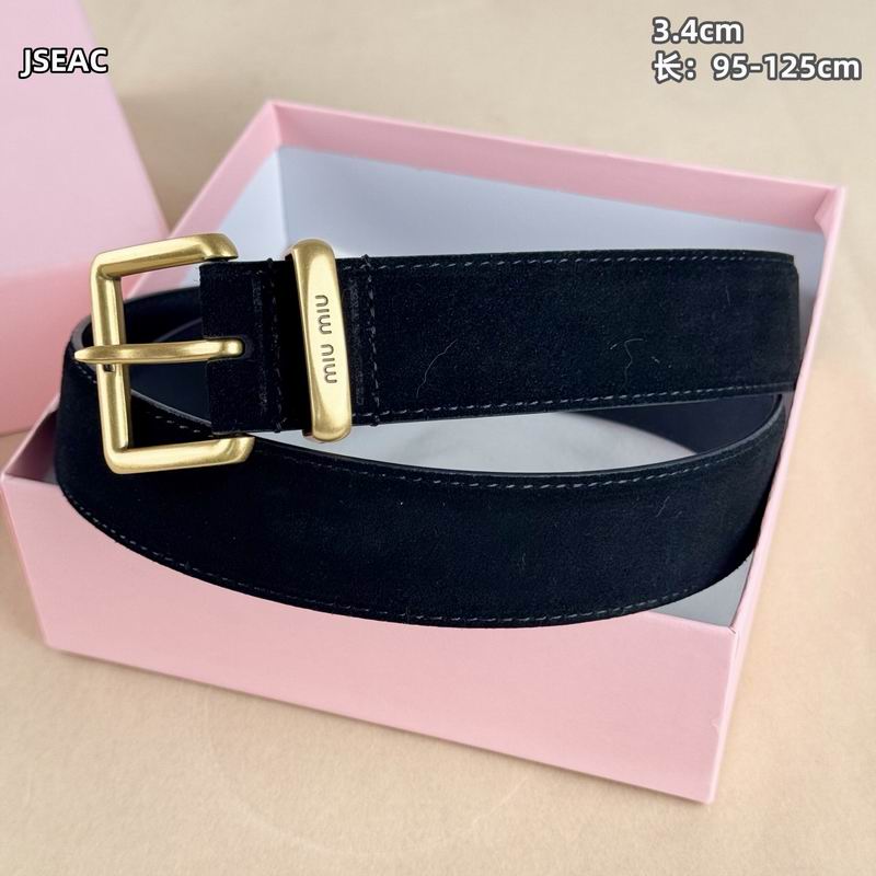MIumiu belt 34mmX95-125cm 8L (9)