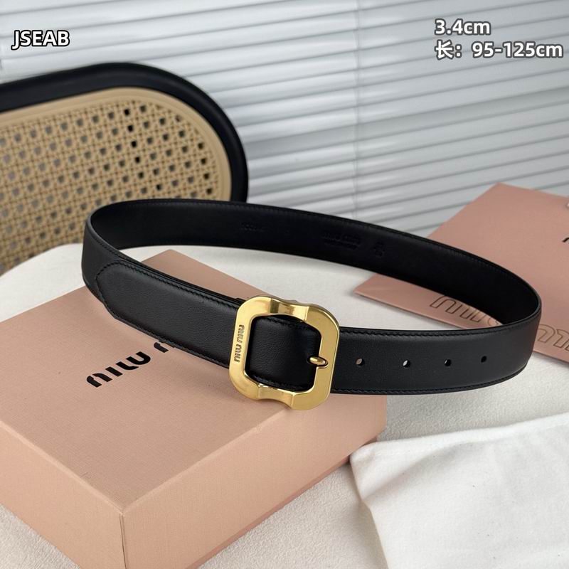 Miumiu belt 34mmX95-125cm 8L (1)