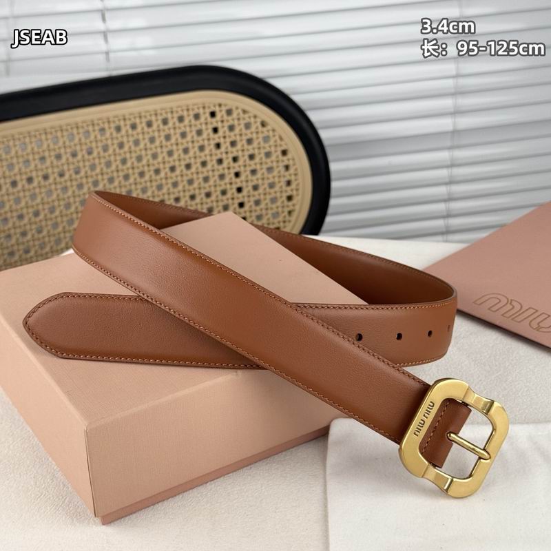 Miumiu belt 34mmX95-125cm 8L (14)