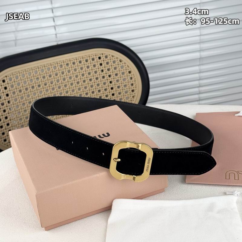 Miumiu belt 34mmX95-125cm 8L (29)