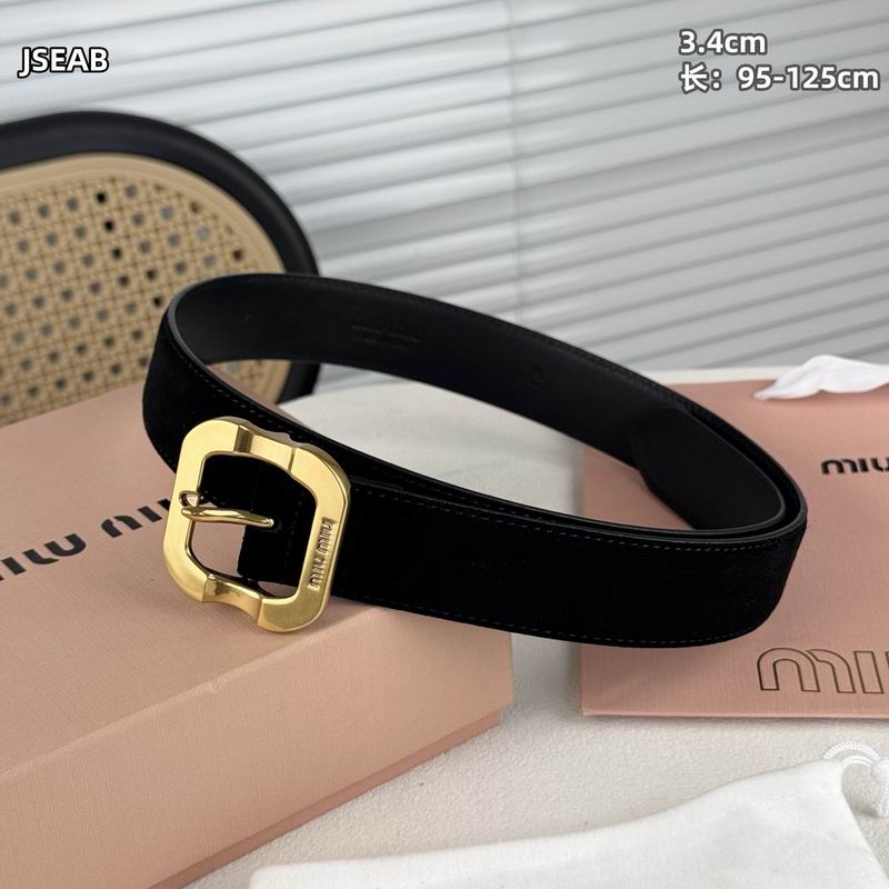 Miumiu belt 34mmX95-125cm 8L (31)