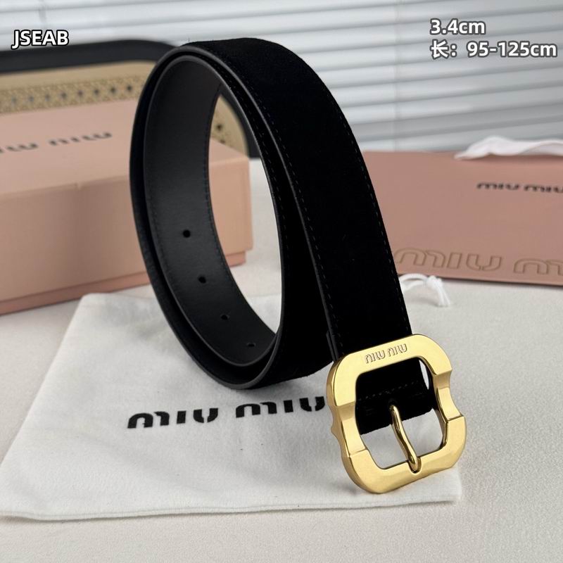 Miumiu belt 34mmX95-125cm 8L (32)