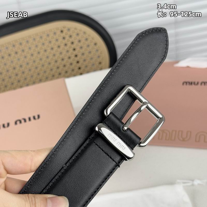 Miumiu belt 34mmX95-125cm 8L (52)