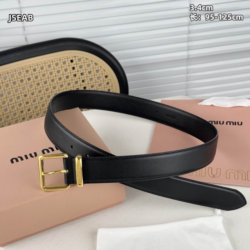Miumiu belt 34mmX95-125cm 8L (54)
