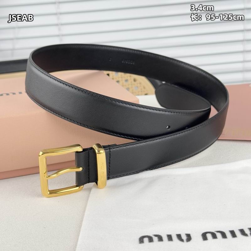 Miumiu belt 34mmX95-125cm 8L (55)