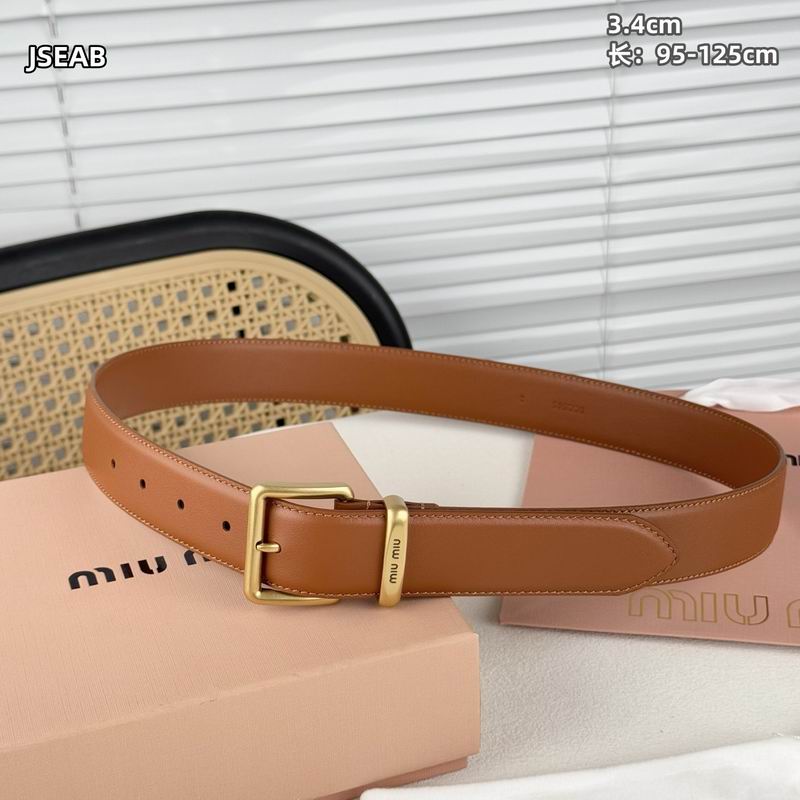 Miumiu belt 34mmX95-125cm 8L (57)