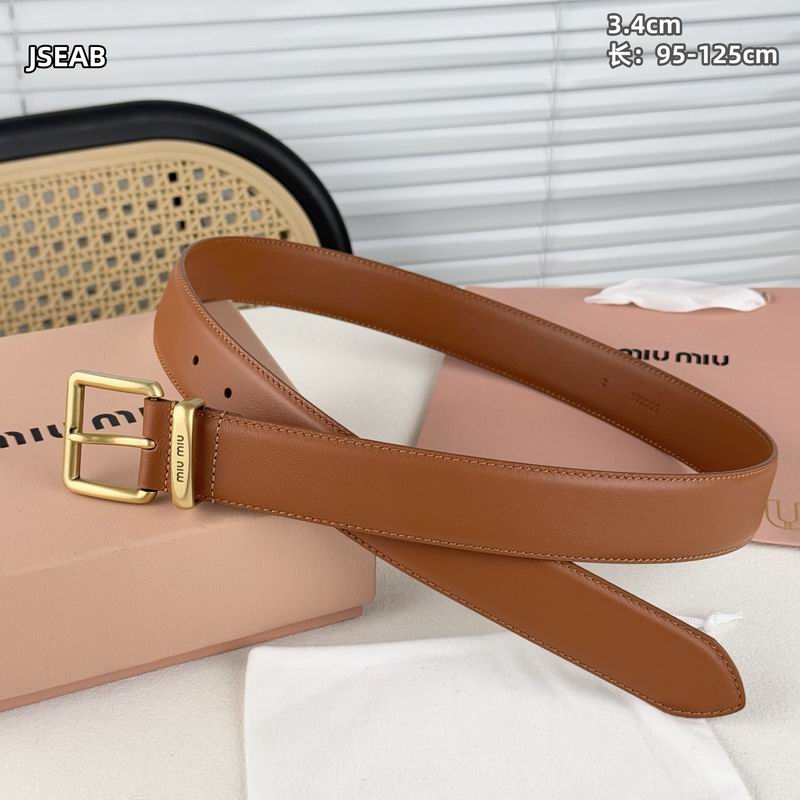 Miumiu belt 34mmX95-125cm 8L (58)