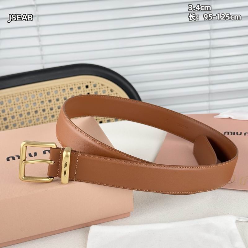 Miumiu belt 34mmX95-125cm 8L (59)