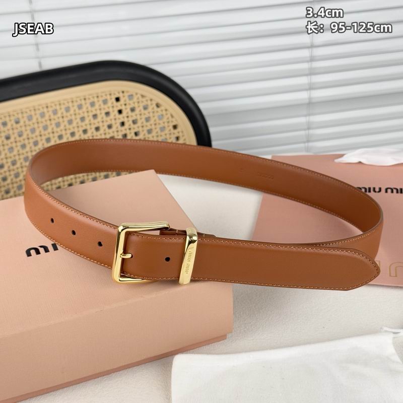 Miumiu belt 34mmX95-125cm 8L (65)
