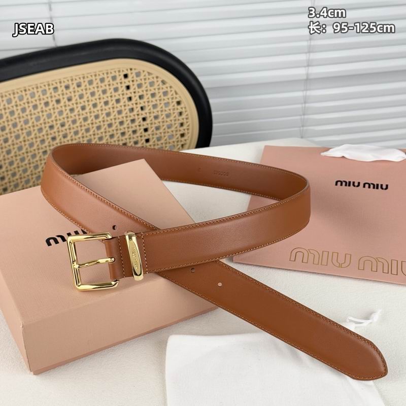 Miumiu belt 34mmX95-125cm 8L (66)