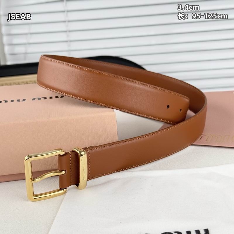 Miumiu belt 34mmX95-125cm 8L (67)