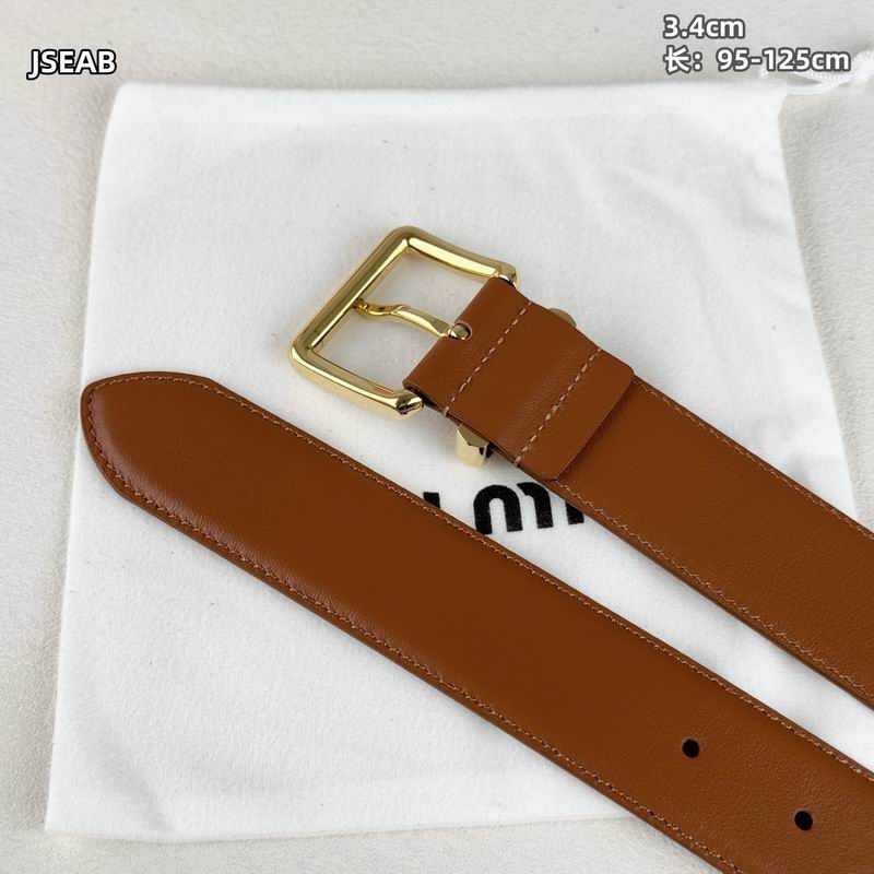 Miumiu belt 34mmX95-125cm 8L (68)