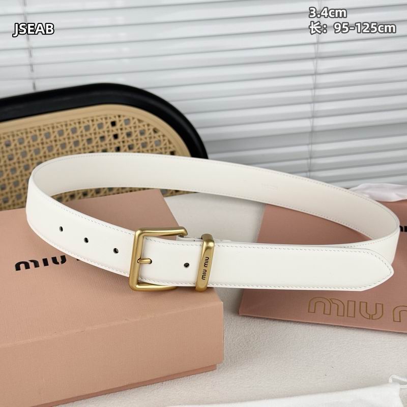 Miumiu belt 34mmX95-125cm 8L (69)