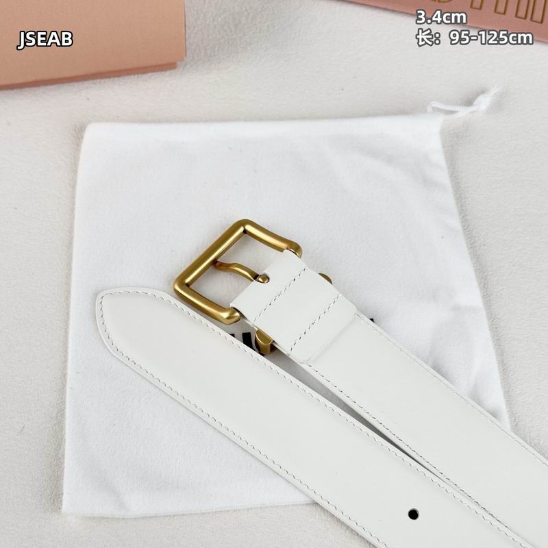 Miumiu belt 34mmX95-125cm 8L (72)
