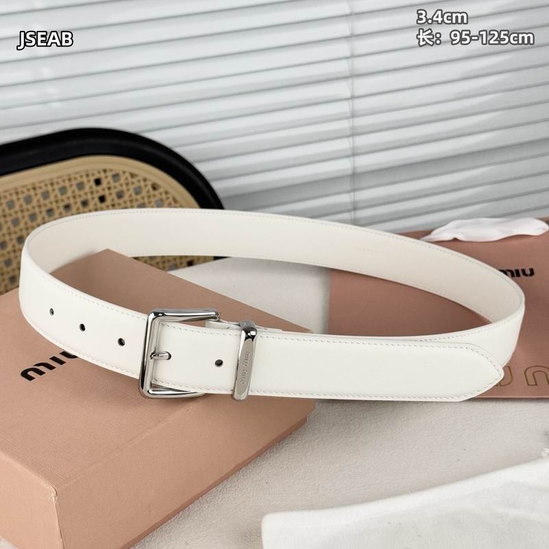Miumiu belt 34mmX95-125cm 8L (73)