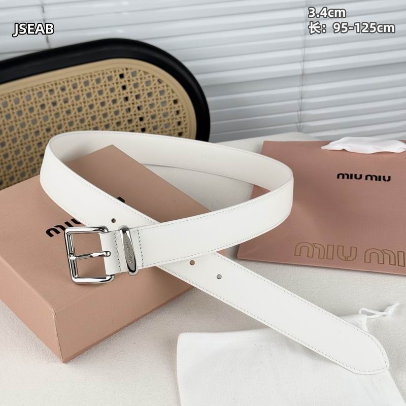Miumiu belt 34mmX95-125cm 8L (74)