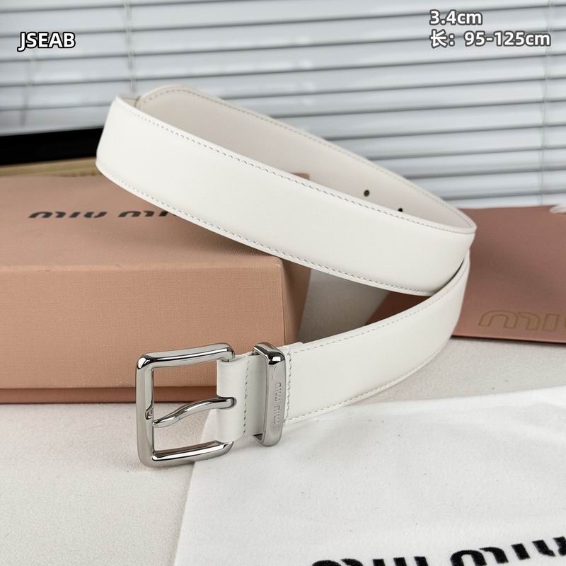 Miumiu belt 34mmX95-125cm 8L (75)
