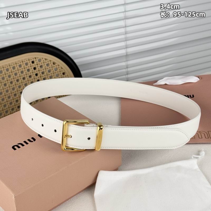 Miumiu belt 34mmX95-125cm 8L (77)