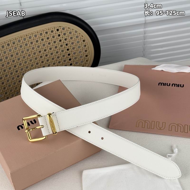 Miumiu belt 34mmX95-125cm 8L (78)