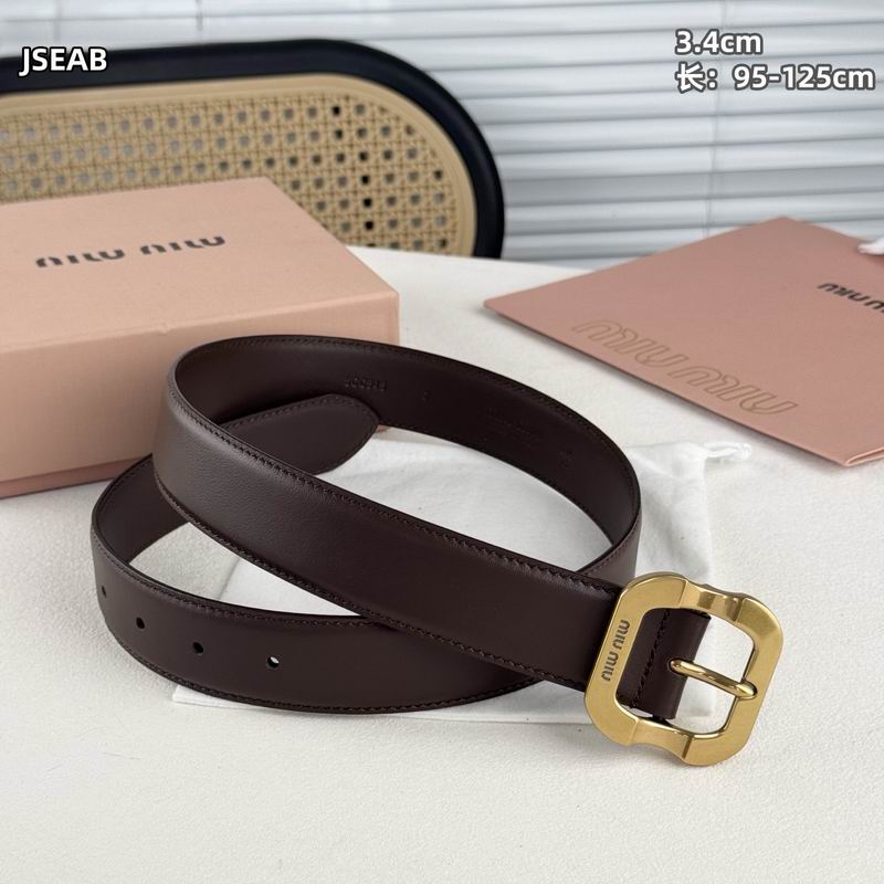 Miumiu belt 34mmX95-125cm 8L (8)