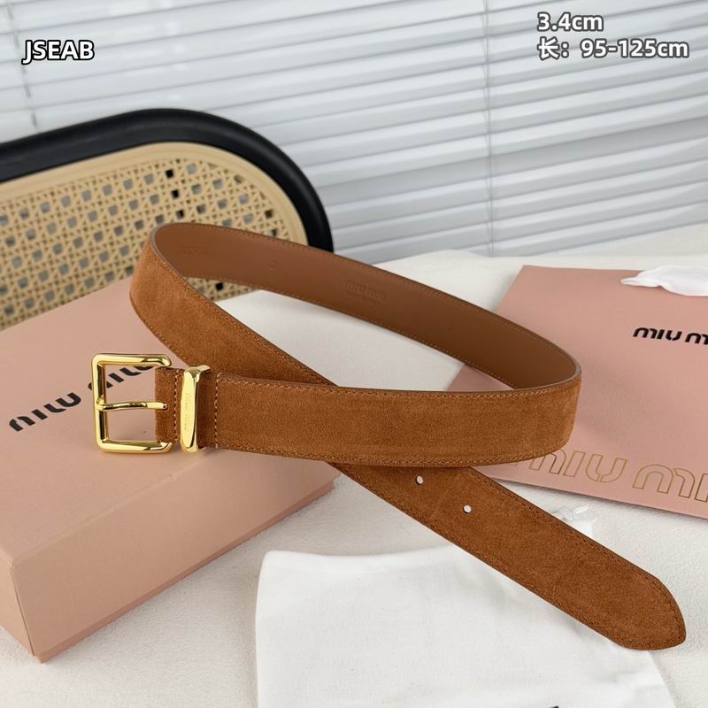 Miumiu belt 34mmX95-125cm 8L (82)