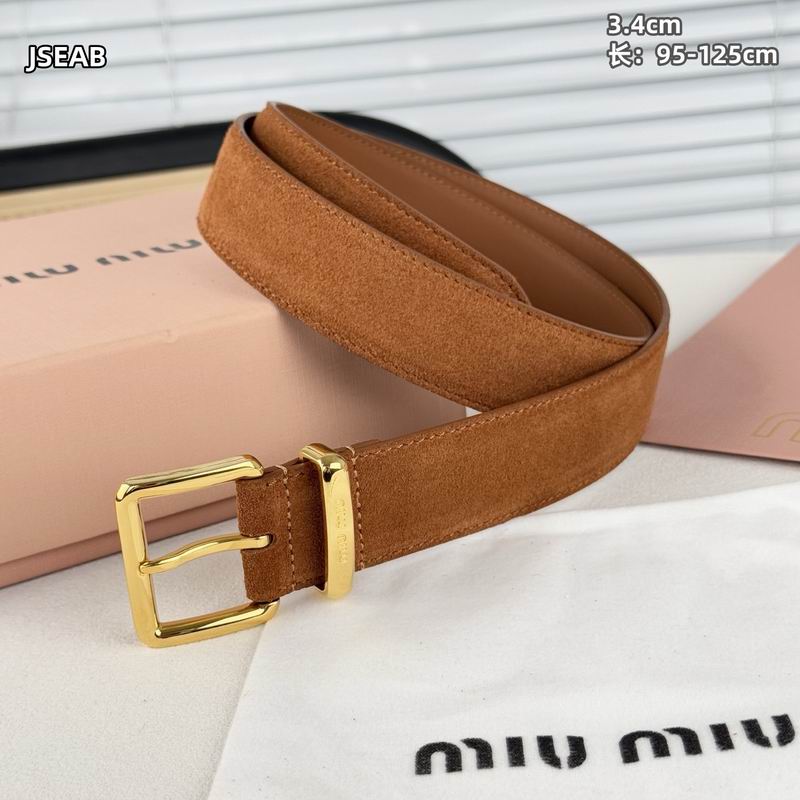 Miumiu belt 34mmX95-125cm 8L (83)