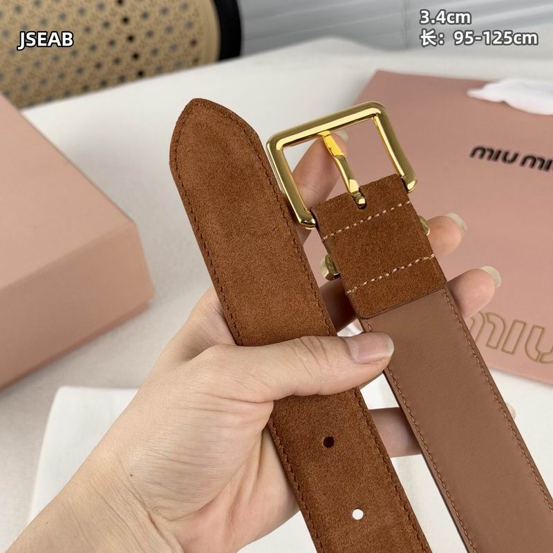 Miumiu belt 34mmX95-125cm 8L (84)