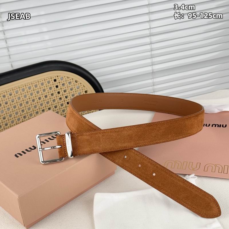 Miumiu belt 34mmX95-125cm 8L (86)