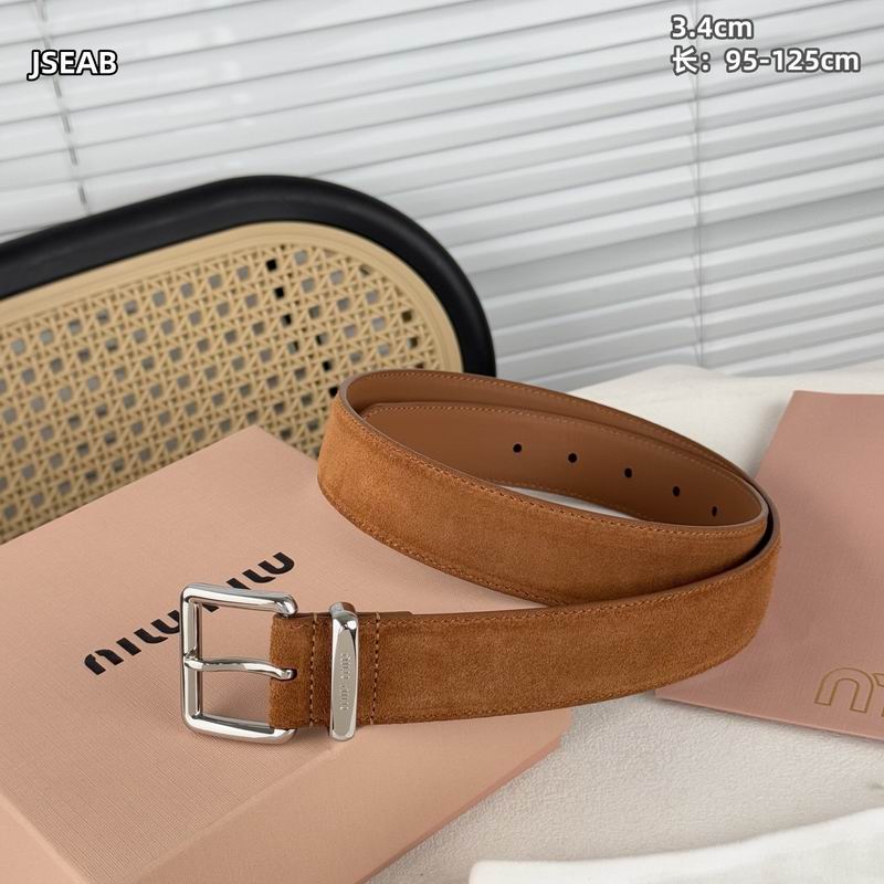 Miumiu belt 34mmX95-125cm 8L (87)