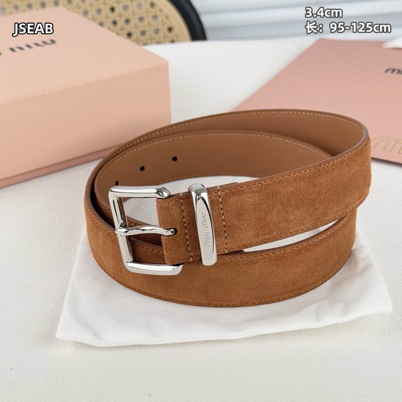 Miumiu belt 34mmX95-125cm 8L (88)