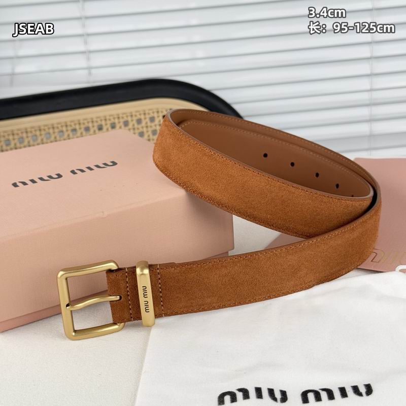 Miumiu belt 34mmX95-125cm 8L (91)