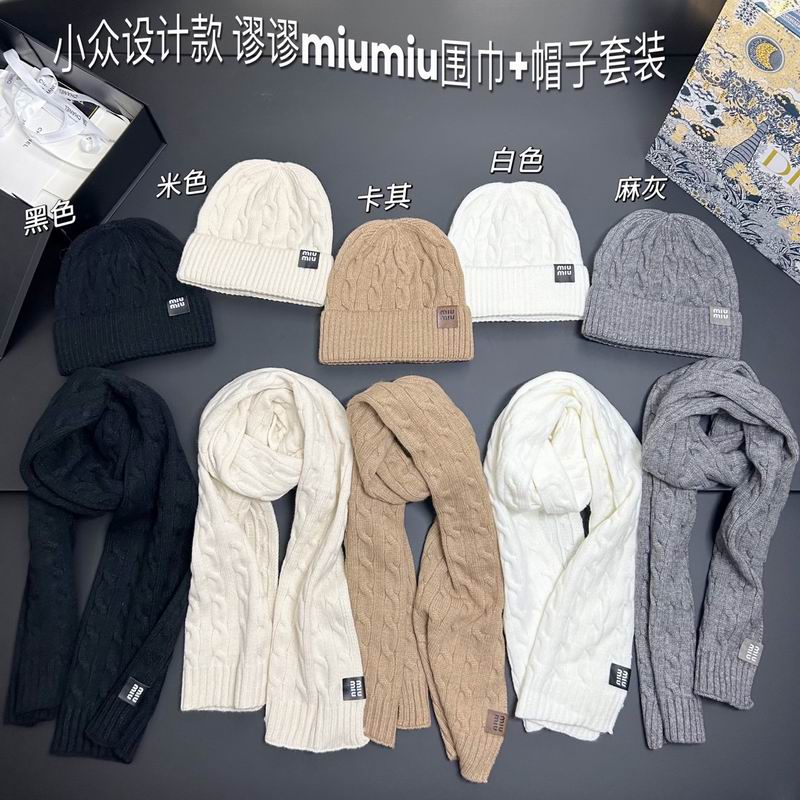 Miumiu scarf hat dx (158)