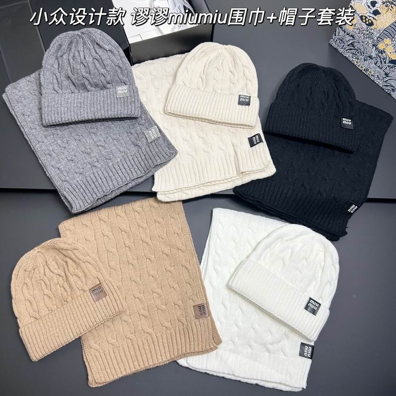 Miumiu scarf hat dx (159)