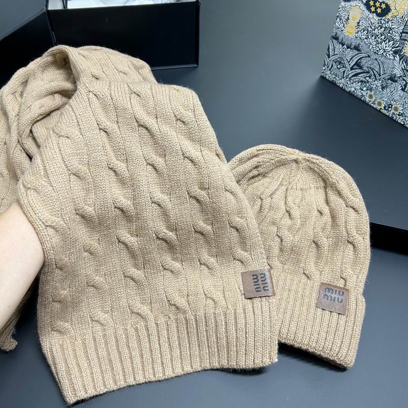 Miumiu scarf hat dx (160)