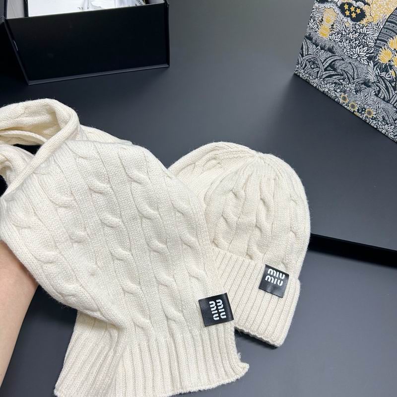 Miumiu scarf hat dx (162)