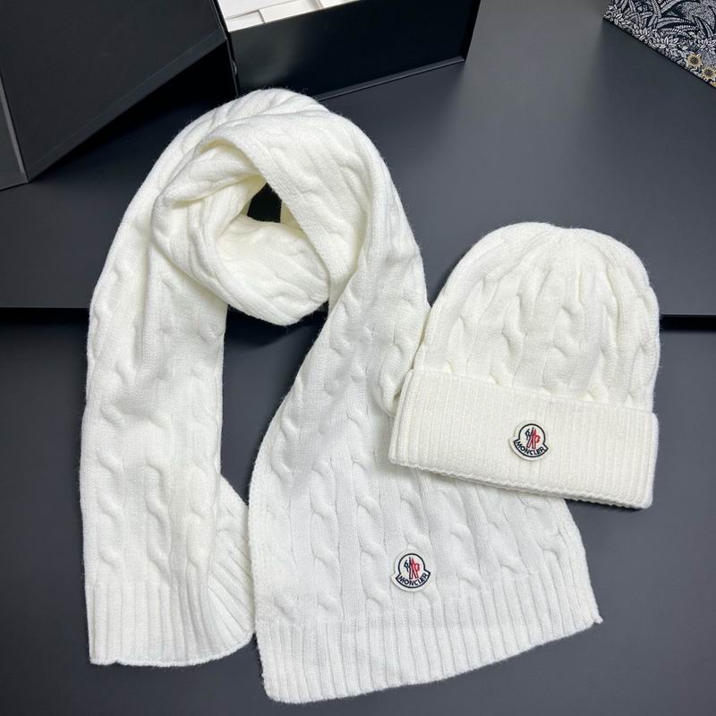 Moncler scarf hat dx (136)