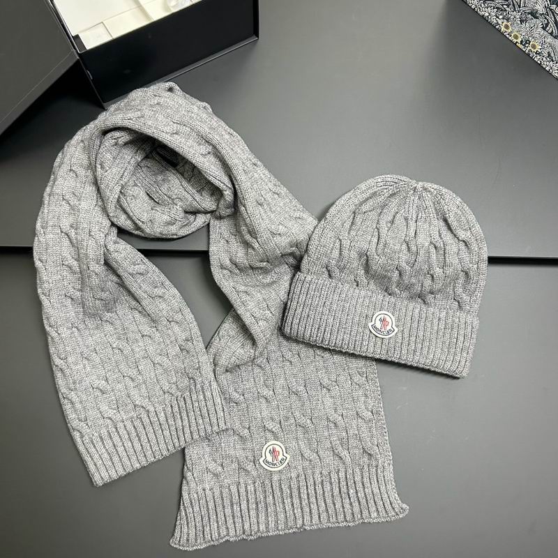Moncler scarf hat dx (137)
