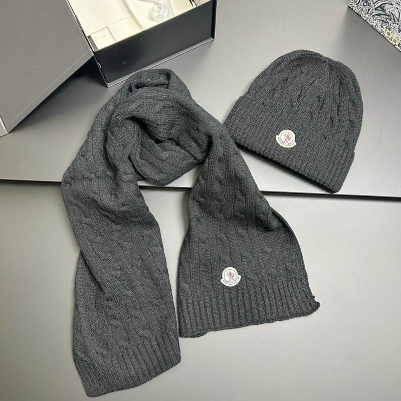Moncler scarf hat dx (139)