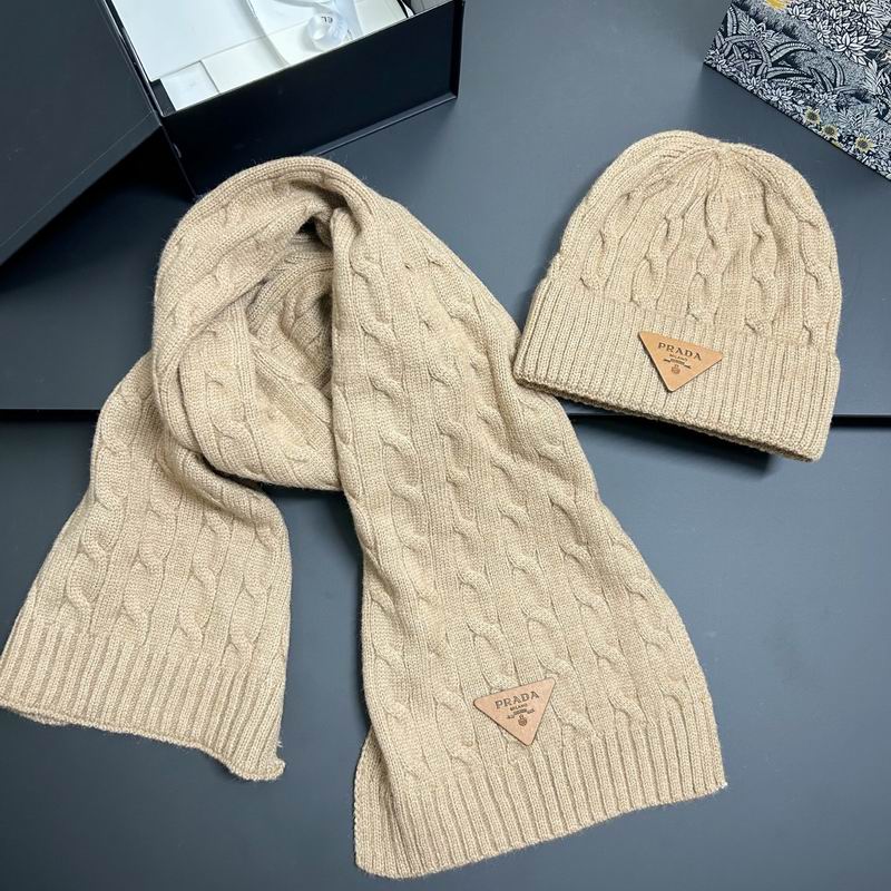 Prada scarf hat dx (125)