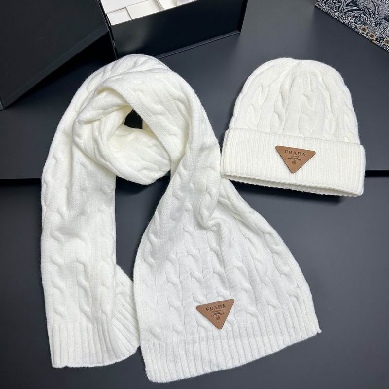 Prada scarf hat dx (127)