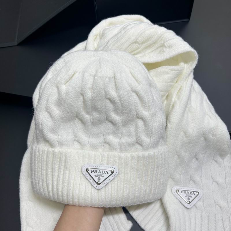 Prada scarf hat dx (178)