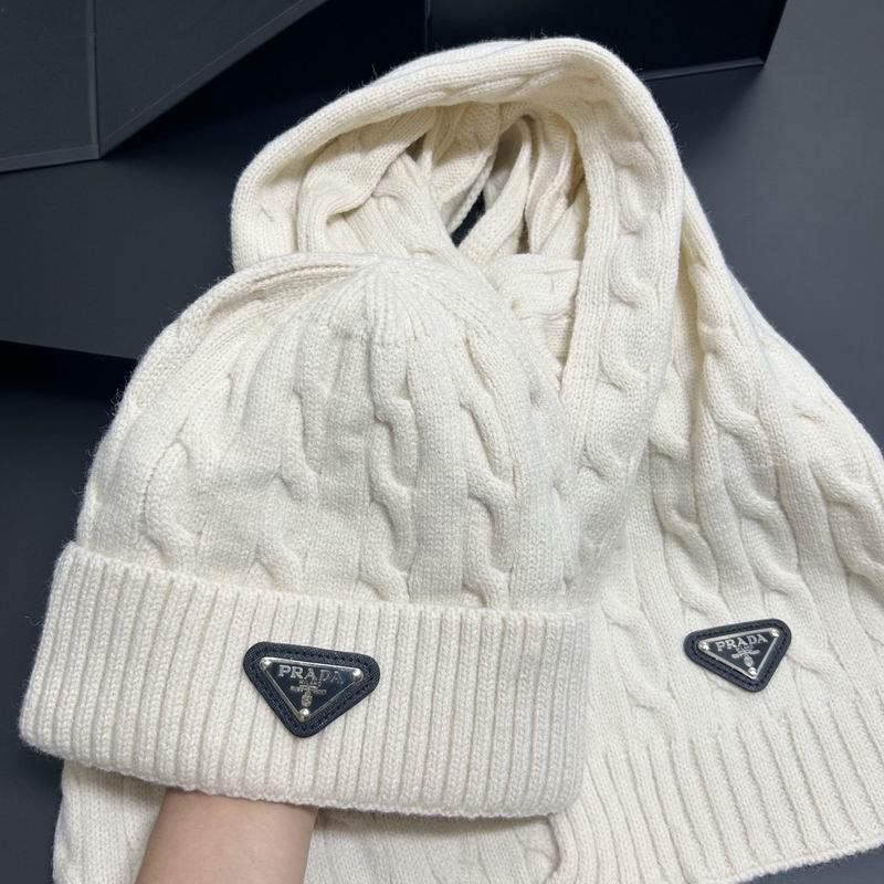 Prada scarf hat dx (180)