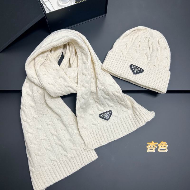 Prada scarf hat dx (181)